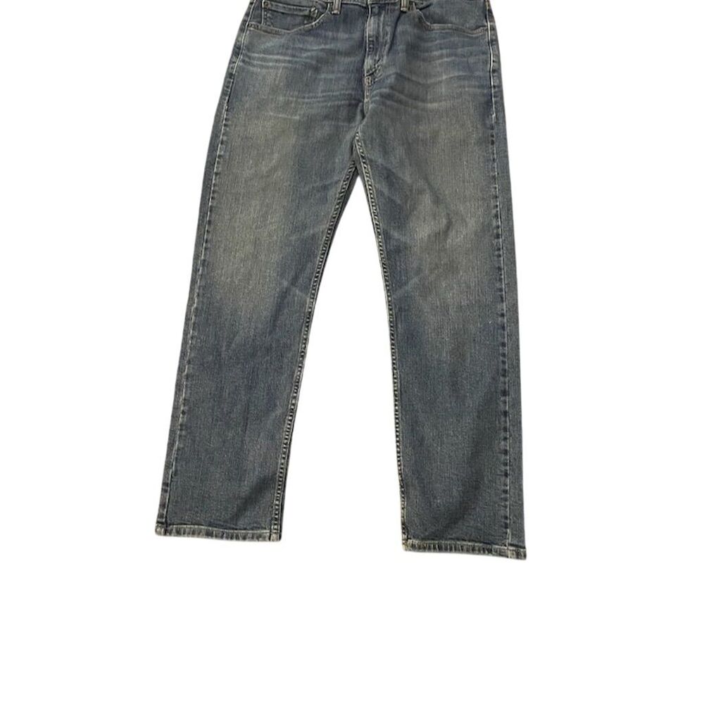 Levi's Men's Blue Straight Jeans Size M Stretch 5-Pocket Design 32 Inseam